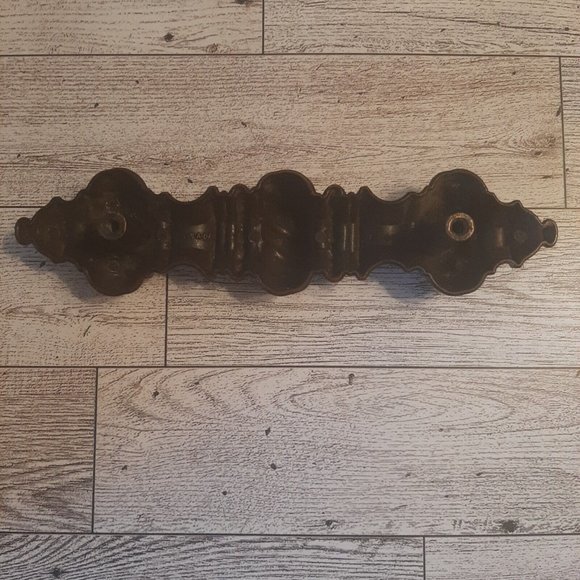 Ornate Oil Rubbed Bronze Finish Drawer Pull 4" CTC Empire Style - Picture 6 of 10